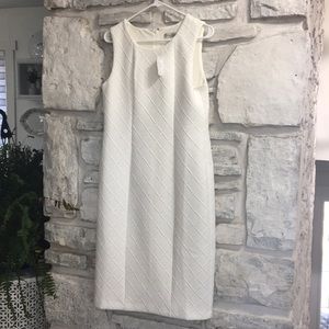 Christopher & Banks white Pencil dress 10